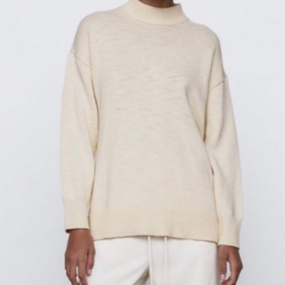 Zara Sweaters - Zara Open Back Knitted Lightweight Sweater